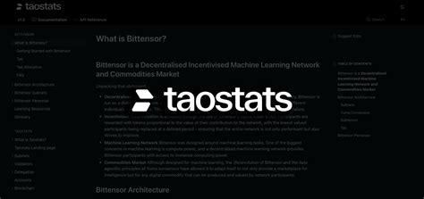 taostats|bittensor tao.